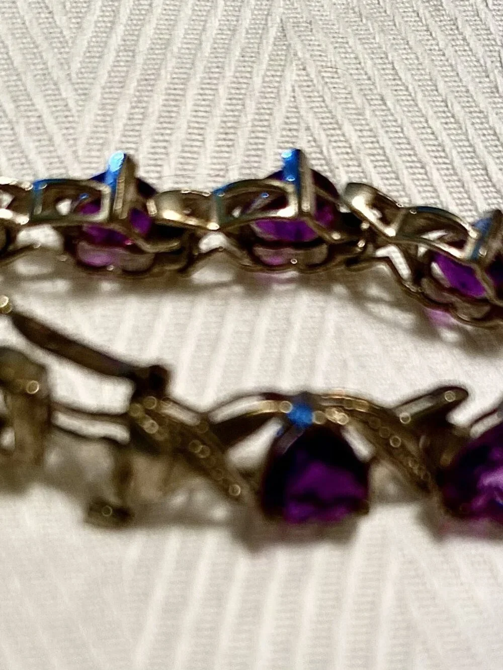 heart shaped rhinstones bracelet